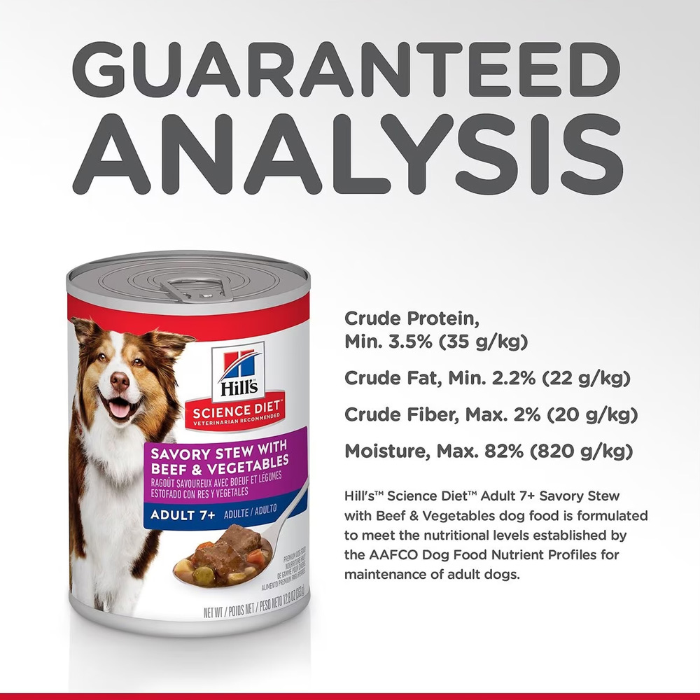 HILLS-SCIENCE-DIET-ADLT-7-BEEF-VEG-CAN-DOG-FD-12OZX12