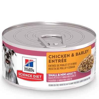 HILLS-SCIENCE-DIET-ADLT-7-SM-MINI-CHICKEN-BARLEY-CAN-DOG-FD-5OZX24