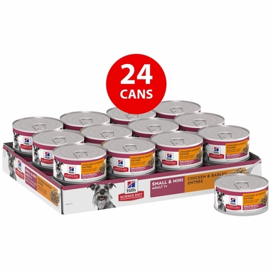 HILLS-SCIENCE-DIET-ADLT-7-SM-MINI-CHICKEN-BARLEY-CAN-DOG-FD-5OZX24