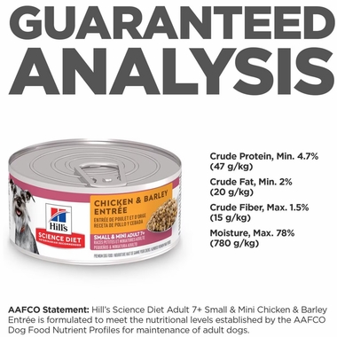 HILLS-SCIENCE-DIET-ADLT-7-SM-MINI-CHICKEN-BARLEY-CAN-DOG-FD-5OZX24