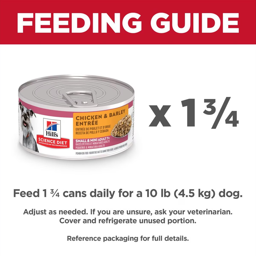 HILLS-SCIENCE-DIET-ADLT-7-SM-MINI-CHICKEN-BARLEY-CAN-DOG-FD-5OZX24