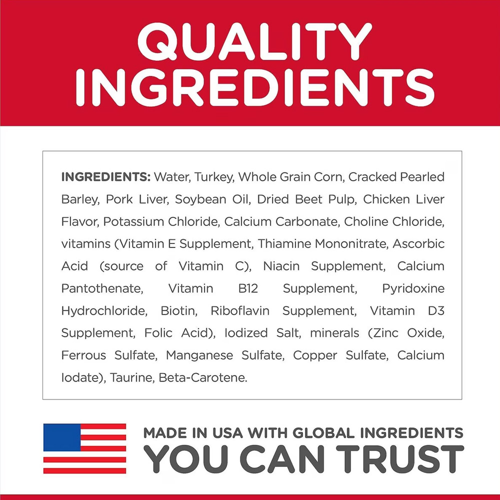 Hill's Science Diet Adult 7+ Turkey & Barley Entree Canned Dog Food, 13