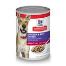 Hill's Science Diet Adult Chicken & Beef Entree Canned Dog Food, 13-oz, case of 12