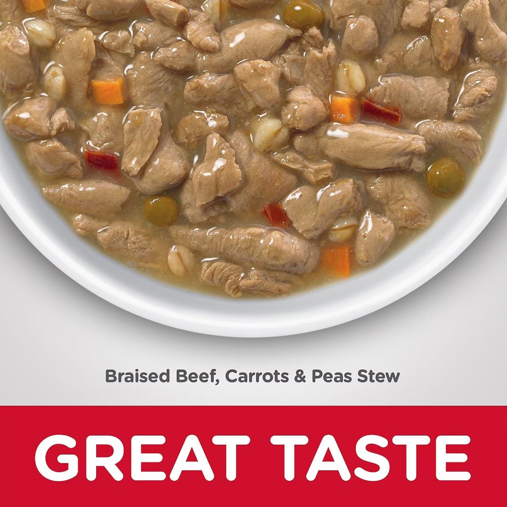HILLS-SCIENCE-DIET-ADULT-BRAISED-BEEF-CARRTS-PEAS-STEW-WET-DOG-FD-12X12