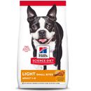 Hill's Science Diet Adult Light Small Bites with Chicken Meal & Barley Dry Dog Food, 15-lb Bag Hill's Science Diet Adult Light Small Bites with Chicken Meal & Barley Dry Dog Food, 15-lb Bag