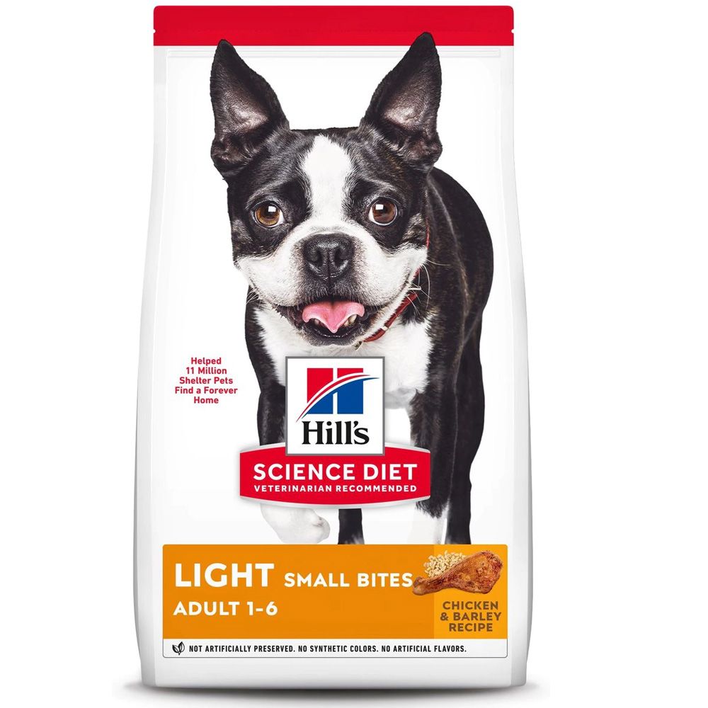 HILLS-SCIENCE-DIET-ADULT-LIGHT-SMBITES-CHICKEN-MEAL-BARLEY-DRY-DOG-FD-5LB