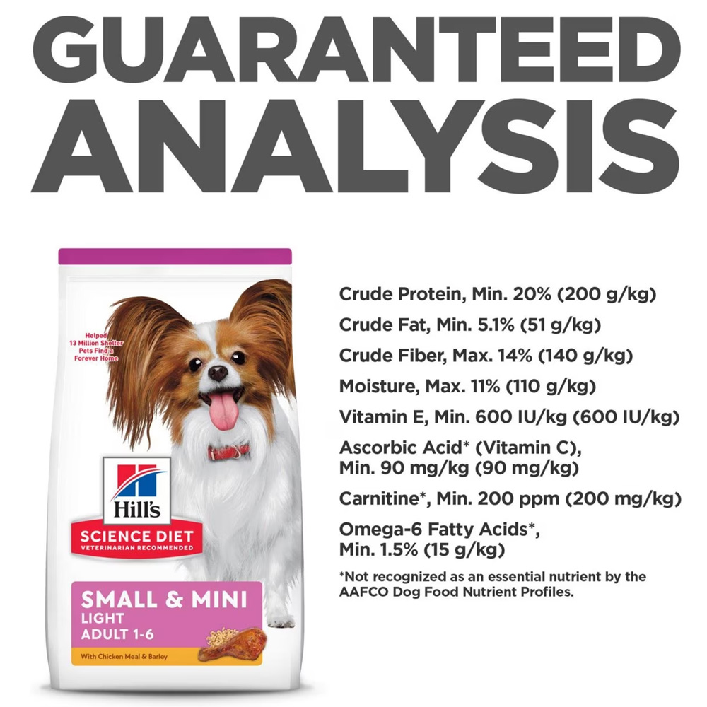 HILLS-SCIENCE-DIET-ADULT-LIGHT-SM-MINI-CHICKEN-BARLEY-DRY-DG-FD-4LB