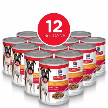 HILLS-SCIENCE-DIET-ADULT-LIGHT-LIVER-WET-DOG-FD-13X12