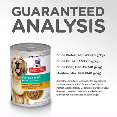 HILLS-SCIENCE-DIET-ADULT-PERFCT-WGHT-VEGTBL-CHICKN-STEW-WET-DOG-FD-12X12