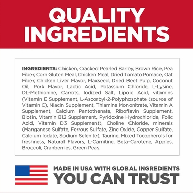 HILLS-SCIENCE-DIET-ADULT-PERFECT-WEIGHT-SM-BITES-CHICKEN-DRY-DOG-FD-25LB