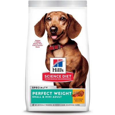 HILLS-SCIENCE-DIET-ADULT-PERFECT-WEIGHT-SM-MINI-CHICKEN-DRY-DOG-FD-12LB