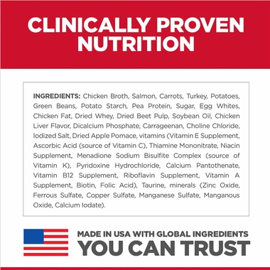 HILLS-SCIENCE-DIET-ADLT-SENSTVE-STOMCH-SALMON-VEG-CANDOG-FD-12OZX12