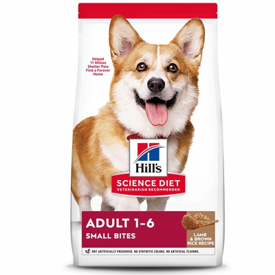 HILLS-SCIENCE-DIET-ADULT-SMBITES-LAMB-MEAL-BROWN-RICE-DRY-DOG-FD-4LB