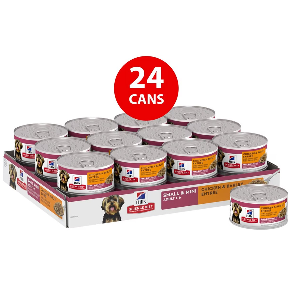 HILLS-SCIENCE-DIET-SM-MINI-CHCKN-BRLEY-CAN-DOG-FD-5OZX24