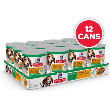 HILLS-SCIENCE-DIET-PPPY-CHCKN-BRLEY-CAN-DOG-FD-13OZX12