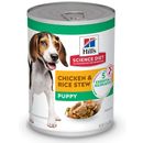 Hill's Science Diet Puppy Chicken & Rice Stew Recipe Wet Dog Food, 12.5-oz can, case of 12