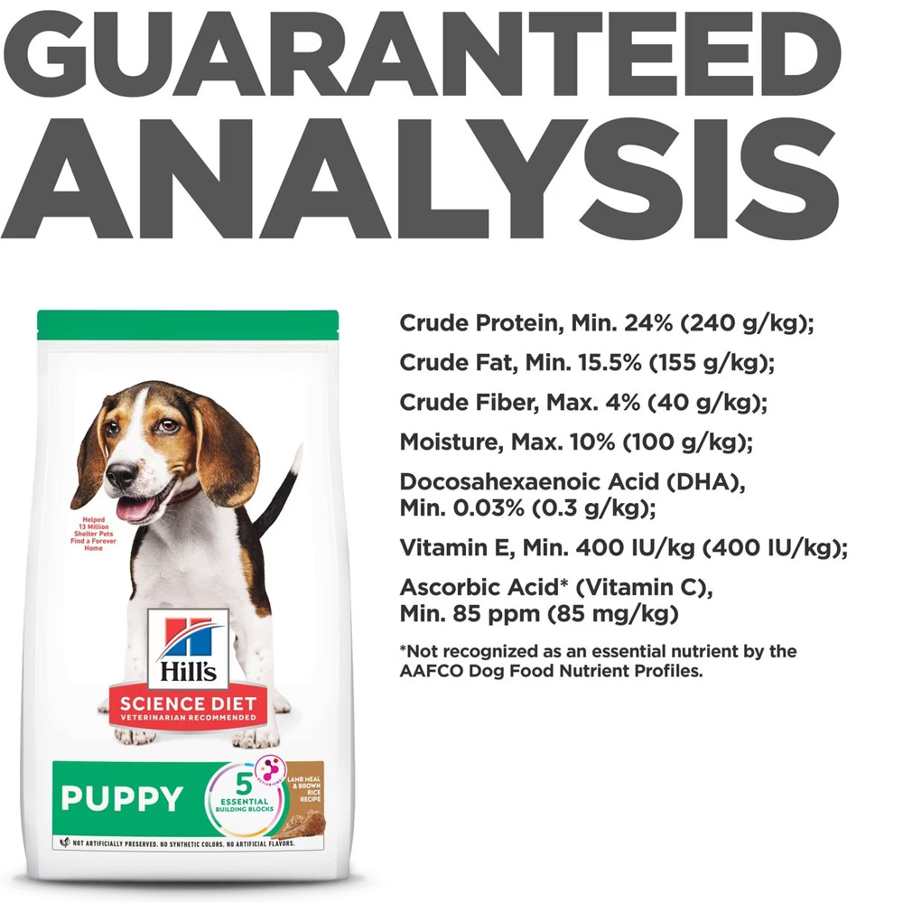 HILLS-SCIENCE-DIET-PUPPY-LAMB-MEAL-BROWN-RICE-DRY-DOG-FD-25LB