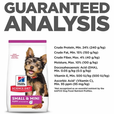 HILLS-SCIENCE-DIET-PUPPY-SM-MINI-CHICKEN-BROWN-RICE-DRY-DG-FD-12LB