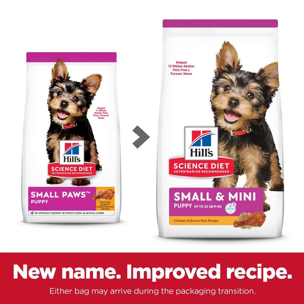 HILLS-SCIENCE-DIET-PUPPY-SM-MINI-CHICKEN-BROWN-RICE-DRY-DG-FD-4LB