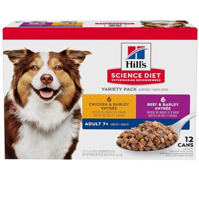 HILLS-SCIENCE-DIET-VARIETY-SENIOR-7-CAN-DOG-FD-13OZX12