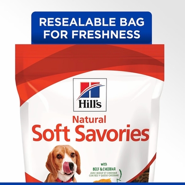 HILLS-SOFT-SAVORIES-BEEF-CHEDDAR-DOG-TREATS-8OZ