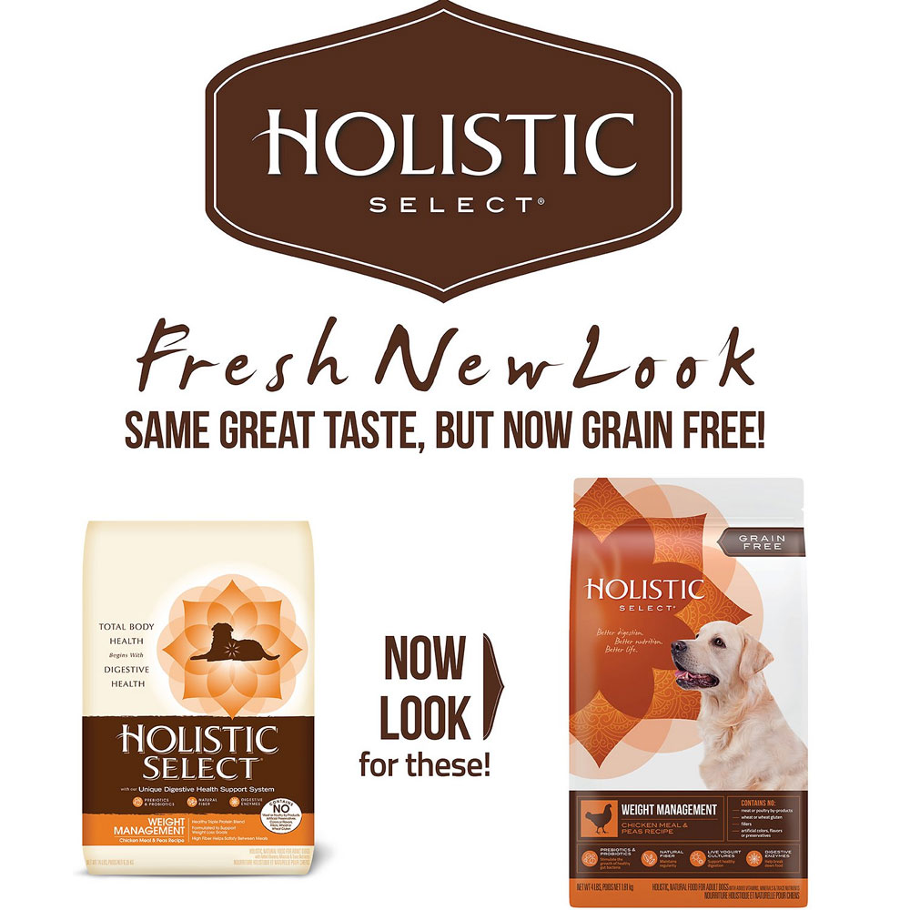 Holistic Select Weight Management Chicken Meal & Peas Recipe Dry Dog