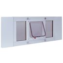 Ideal Pet Aluminum Sash Window Pet Door Cat Flap 33" - 38"
