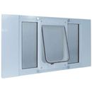 Ideal Pet Aluminum Sash Window Pet Door ChubbyKat 27" - 32"