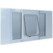 Ideal Pet Aluminum Sash Window Pet Door ChubbyKat 27" - 32"