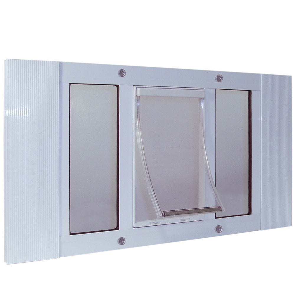 Ideal Pet Aluminum Sash Window Pet Door Extra Large 27" 32" On Sale