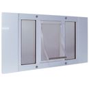 Ideal Pet Aluminum Sash Window Pet Door Extra Large 33" - 38"