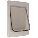 Ideal Pet Chubby Kat Small White Plastic Pet Door