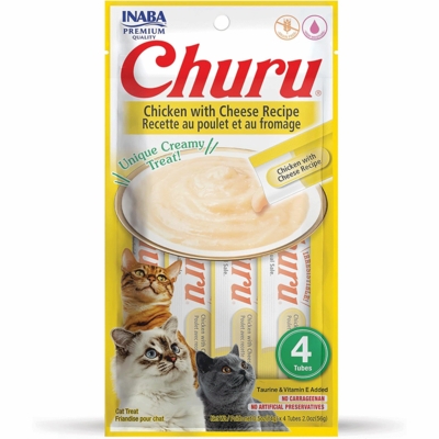 INABA-CHURU-CAT-TREAT-CHICKEN-CHEESE-4-TUBES