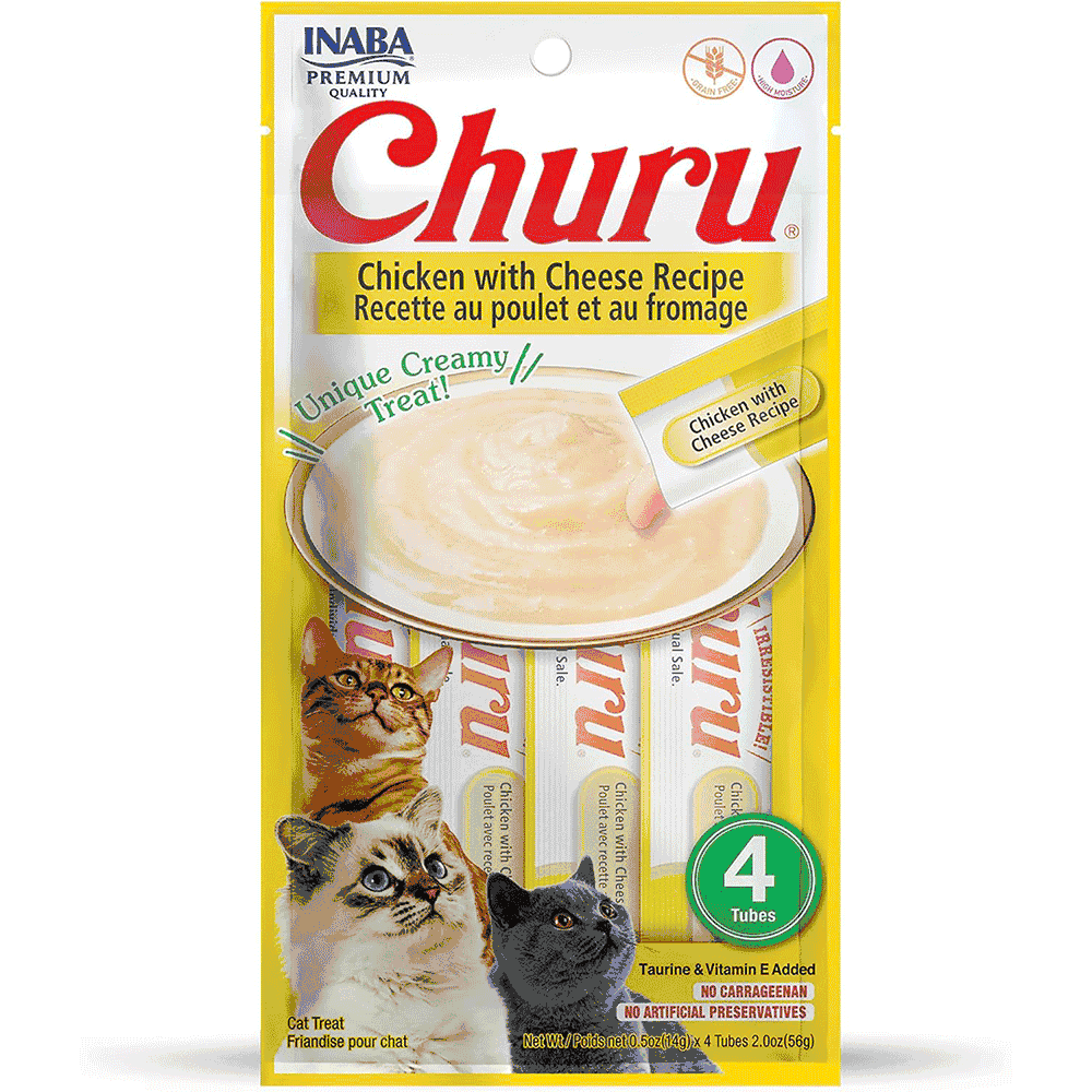 INABA-CHURU-CAT-TREAT-CHICKEN-CHEESE-4-TUBES