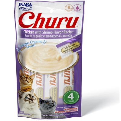 INABA-CHURU-GRAIN-FREE-CHICKEN-SHRIMP-CAT-TREATS-4CT