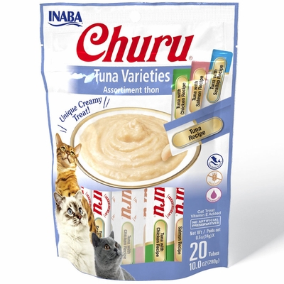INABA-CHURU-TUNA-PUREE-VARIETY-PACK-CAT-TREATS-20CT