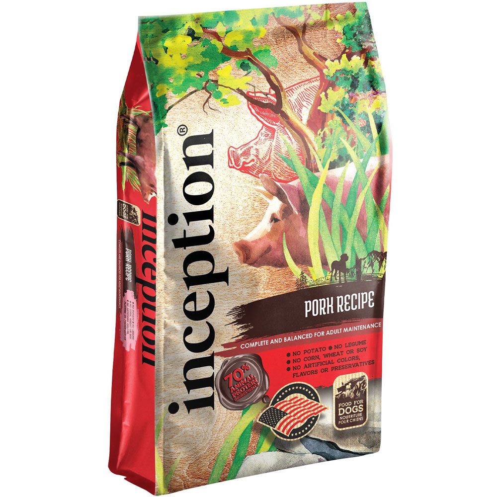 Inception Pork Recipe Dry Dog Food, 4lb bag On Sale EntirelyPets