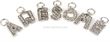 Initial Rhinestone Pendant Charm