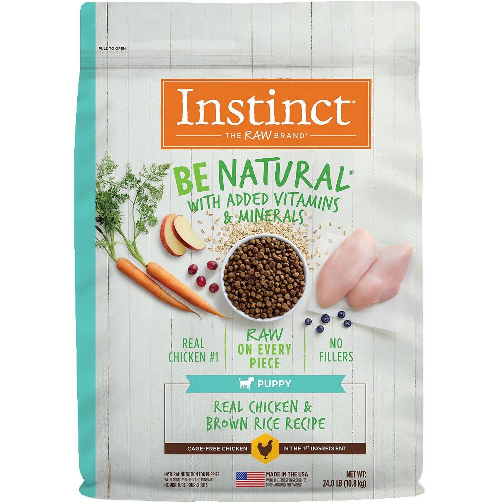 Instinct Be Natural Puppy Real Chicken & Brown Rice Recipe FreezeDried
