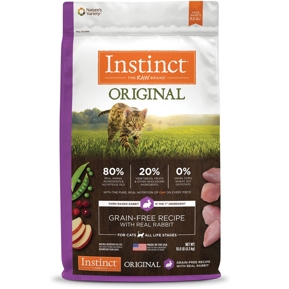Instinct Original GrainFree Recipe with Real Rabbit FreezeDried Raw