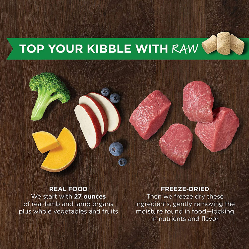 Instinct Raw Boost Mixers Lamb Recipe GrainFree FreezeDried Dog Food