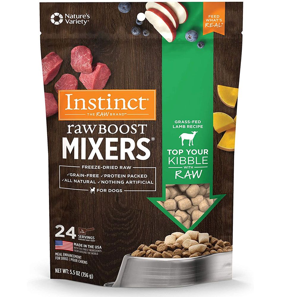 Instinct Raw Boost Mixers Lamb Recipe GrainFree FreezeDried Dog Food