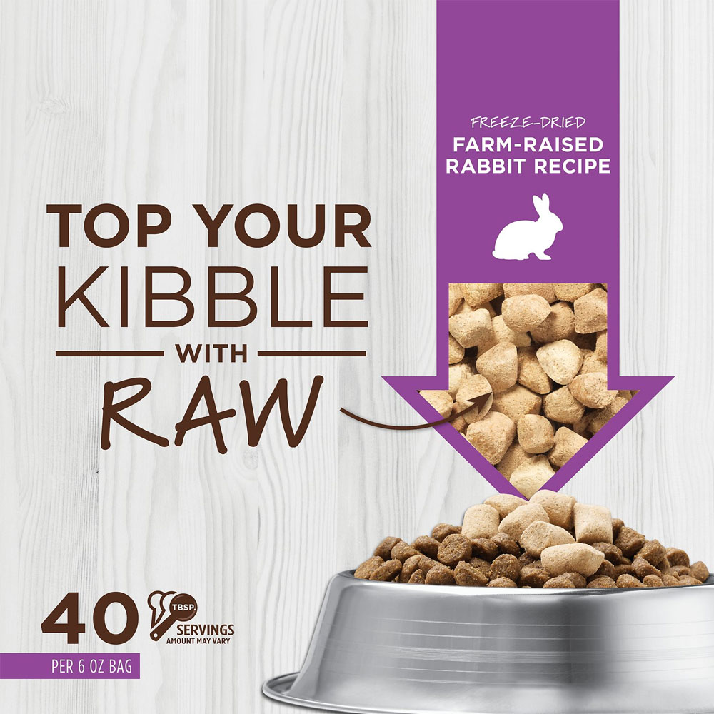 Instinct Raw Boost Mixers Rabbit Recipe GrainFree FreezeDried Cat