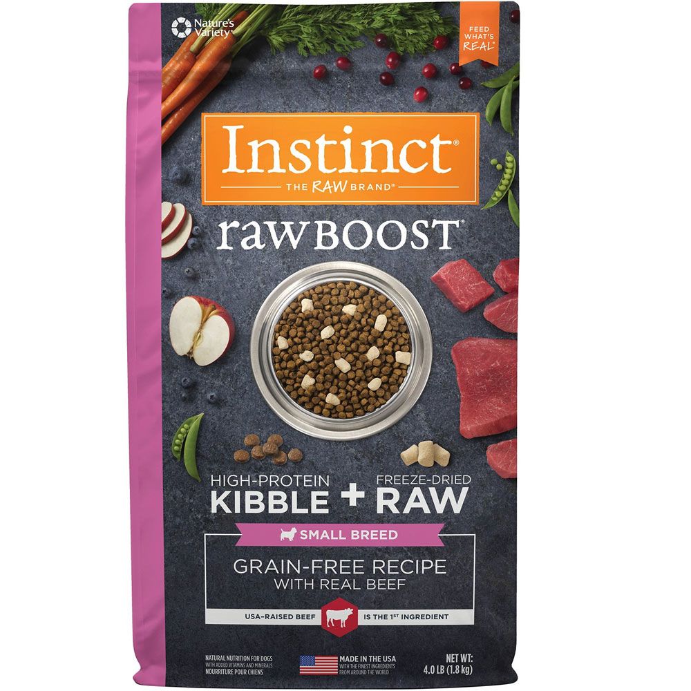 Instinct Raw Boost Small Breed GrainFree Recipe with Real Beef