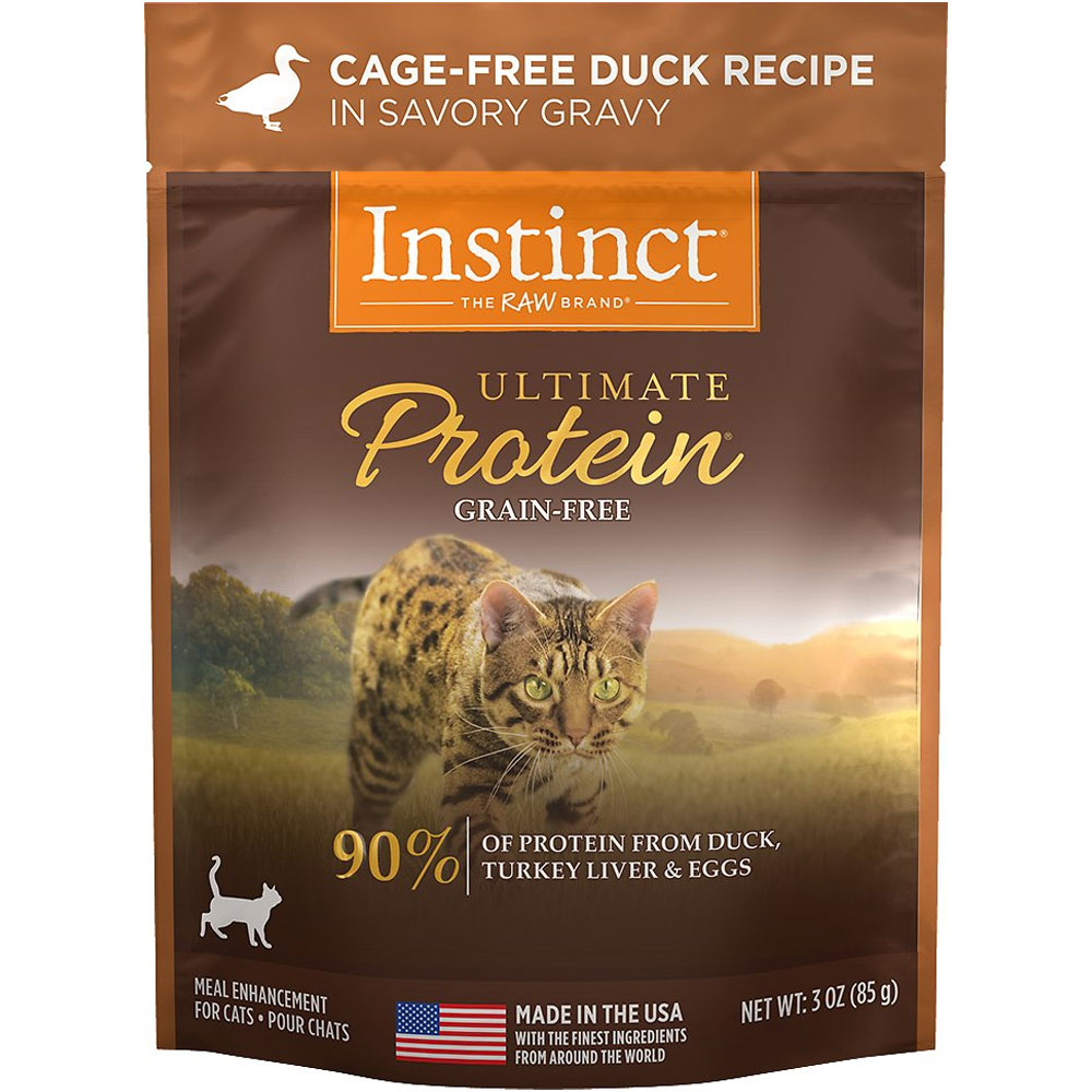Instinct Ultimate Protein GrainFree Cuts & Gravy CageFree Duck Recipe