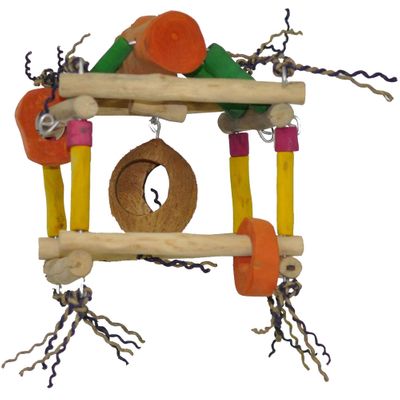 JAVA-WOOD-TOY-HANGING-DOUBLE-TOWER-SMALL