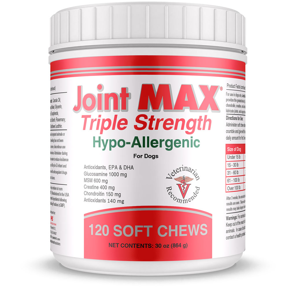 JOINT-MAX-TRIPLE-STRENGTH-HYPO-ALLERGENIC-120-SOFT-CHEWS