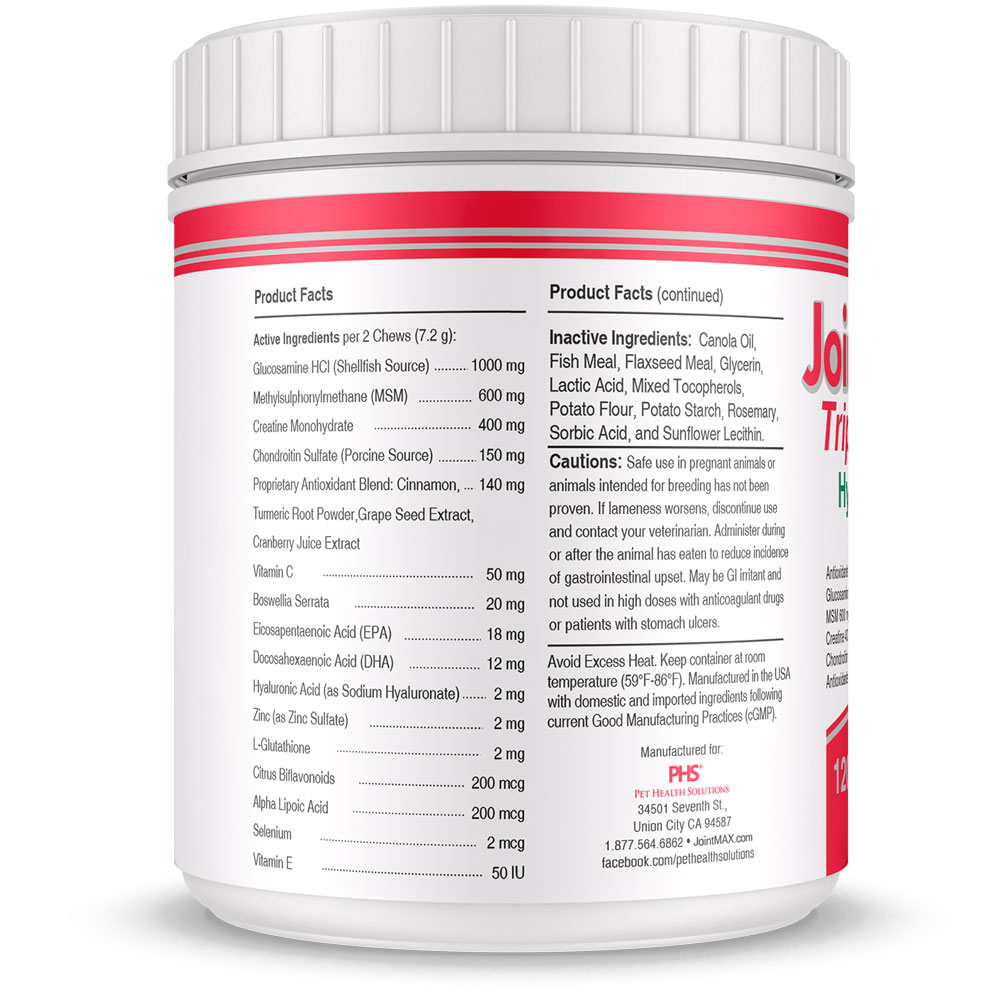 JOINT-MAX-TRIPLE-STRENGTH-HYPO-ALLERGENIC-120-SOFT-CHEWS