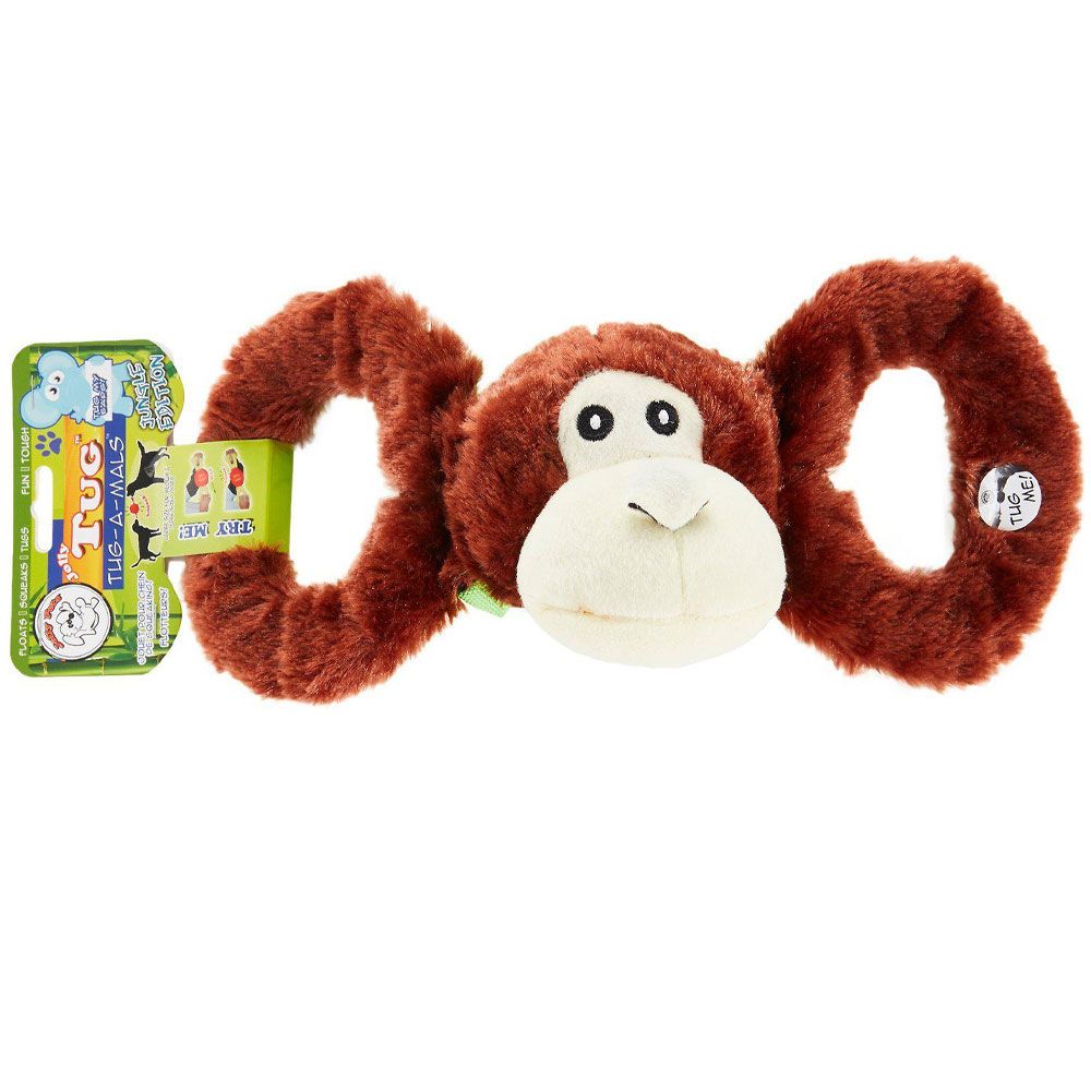 Jolly Pets TugaMals Monkey Dog Toy, Large On Sale EntirelyPets