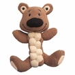 KONG Pudge Braidz Bear Dog Toy - Medium/Large
